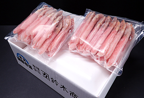 根室海鮮市場＜直送＞お刺身可！ずわいがに棒肉ポーション400g×2P(計38～48本) B-28077