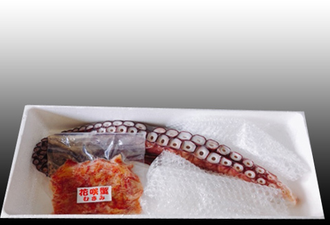 ＜12月21日決済分まで年内配送＞【北海道根室産】お刺身用たこ足・花咲かにむき身セット B-30010