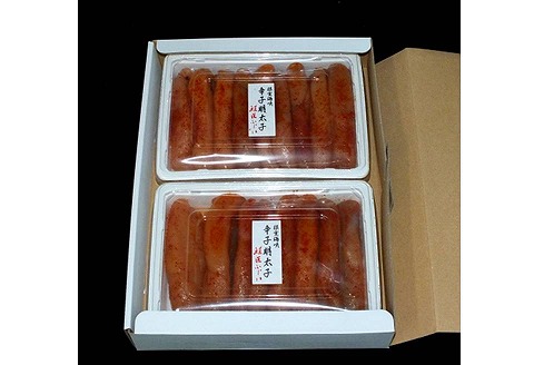 【北海道根室産】<鮭匠ふじい>熟成辛子明太子400g×2P B-42004