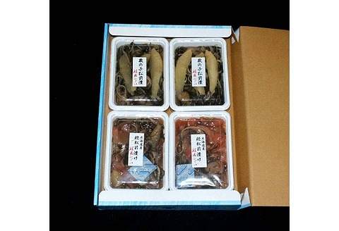 <年内配送可><鮭匠ふじい>鮭と数の子の松前漬けセット(各400g) B-42017