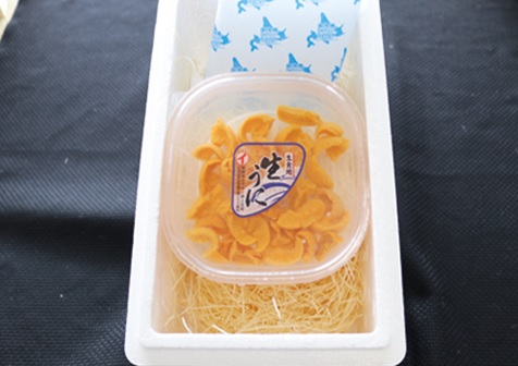 ＜12月10日決済分まで年内配送＞エゾバフンウニ塩水パック50～60g×1P B-53011