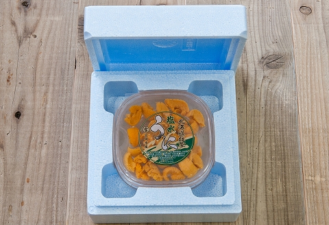 エゾバフンウニ塩水パック100g×2P  F-65002