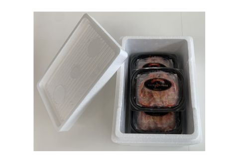 ＜12月21日決済分まで年内配送＞花咲ガニ甲羅盛り70g×5個 B-83005