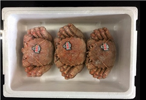 ＜12月21日決済分まで年内配送＞【北海道根室産】ボイル毛がに3尾 C-01016