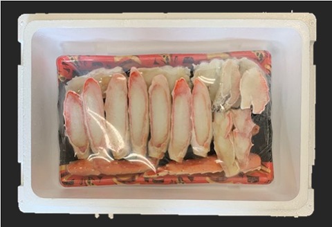 たらばがに笹切カット脚1kg F-01015