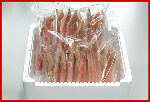 ＜12月21日決済分まで年内配送＞刺身用本ずわい棒肉ポーション1kg(32～50本) C-07026