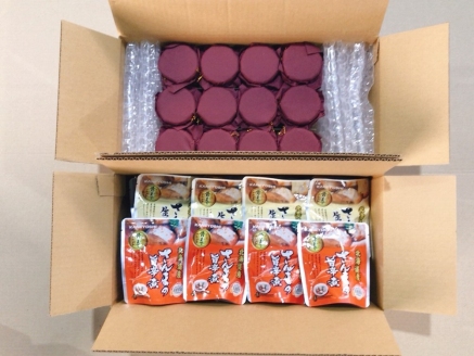 ＜12月14日決済分まで年内配送＞さんまの煮付け7種と焼きほぐし鮭セット C-09006