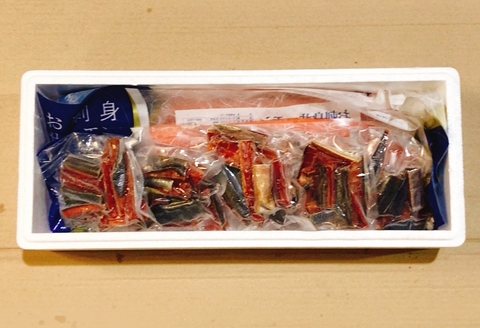 ＜12月14日決済分まで年内配送＞お刺身トラウトサーモン2～5本(計1kg)＆鮭とば100g×5P C-09046