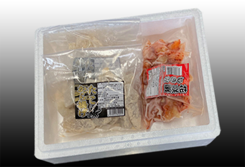 ＜12月21日決済分まで年内配送＞【北海道根室産】たこ唐揚げ250g×3P、花咲かにむき身300g×1P C-30073