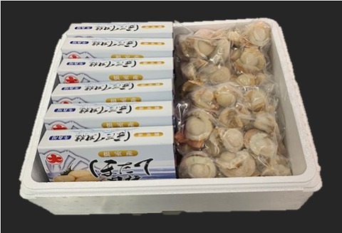 ＜12月21日決済分まで年内配送＞【北海道根室産】玉冷ほたて500g×6P、ボイルほたて800g×2P(計4.6kg) D-01044
