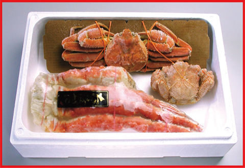 ＜12月21日決済分まで年内配送＞北海三大カニセット(たらばがに足、毛ガニ、ずわい) D-07002
