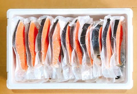 塩キングサーモン切り身1切(約100g)×40P D-09010