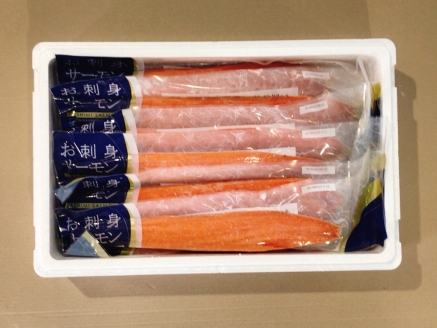 お刺身トラウトサーモン3kg＆とろサーモンハラミ燻製焼き3kg D-09027