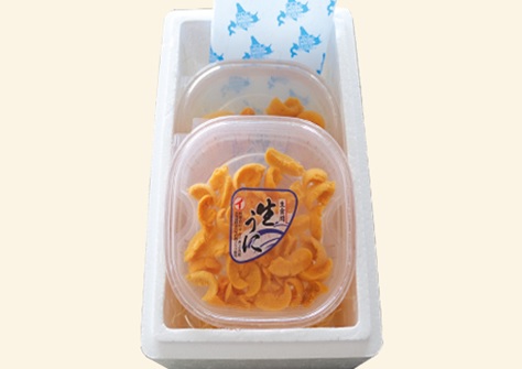 ＜12月14日決済分まで年内配送＞エゾバフンウニ無添加塩水パック80g×2P F-40005