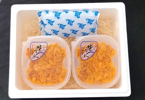 エゾバフンウニ塩水パック70g～80×6P[2026年2月下旬以降順次発送] E-53006