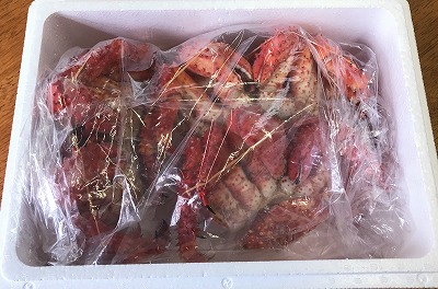 【北海道根室産】花咲ガニオスメス混合3～4尾 D-59002