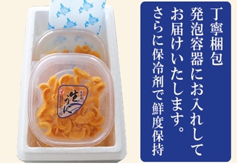 エゾバフンウニ塩水パック70g×2P D-71049