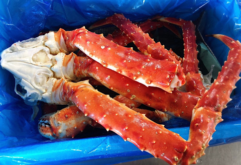 ＜12月21日決済分まで年内配送＞【北海道根室産】冷凍タラバガニ足1kg C-89009
