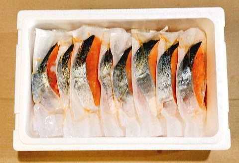 塩キングサーモン切り身1切(約100g)×21P F-09004