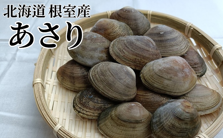 <年内配送可>【北海道根室産】冷凍あさり300g×5P(計1.5kg) A-12005