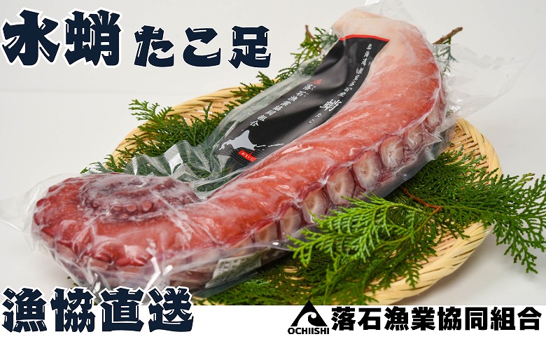 ＜12月14日決済分まで年内配送＞【北海道根室産】ボイル水たこ足2本(計2kg) C-20003