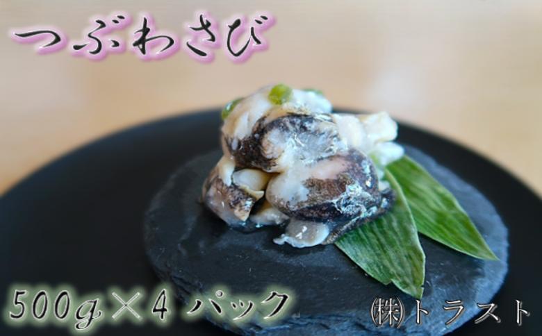 ＜12月21日決済分まで年内配送＞【北海道根室産】つぶわさび500g×4P C-46001