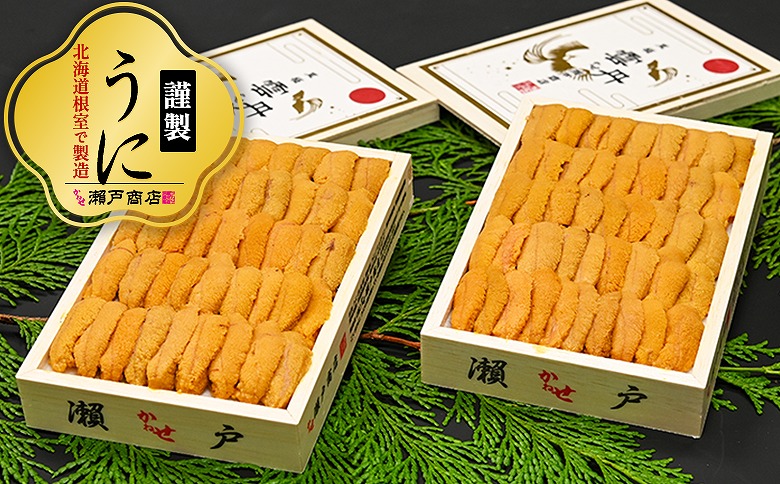 エゾバフンウニ(黄系)100～110g×2折 F-29002