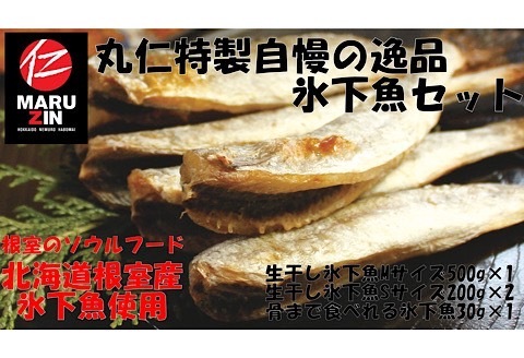 【12/31決済分まで1月中配送】 【北海道根室産】氷下魚セット G-50009