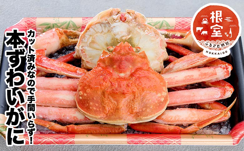 カット済みずわいがに姿500g～550g前後×1尾 G-58002