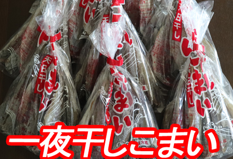 ＜12月21日決済分まで年内配送＞【北海道根室産】一夜干しこまい200g×10袋 A-70012