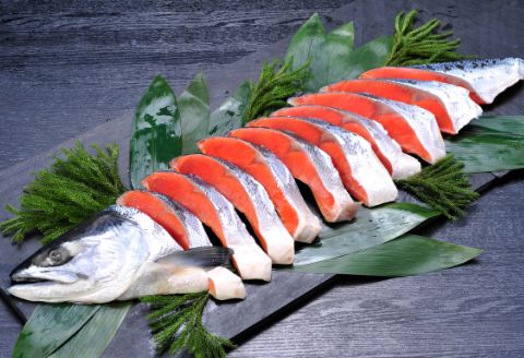 熟成紅鮭姿半身切身 A-85006