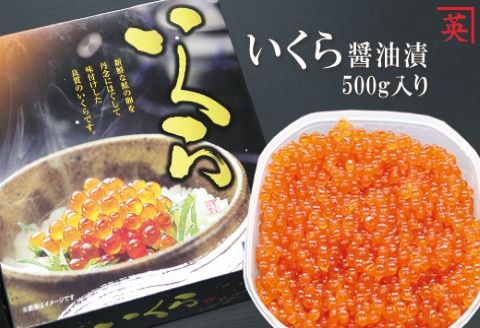 【北海道根室産】いくら醤油漬け500g B-27018
