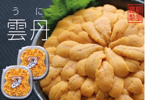 エゾバフンウニ塩水パック100g×2P[2026年3月中旬以降発送] F-71016