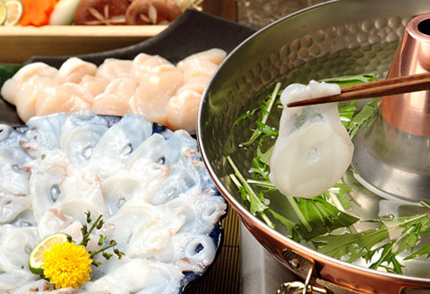 ＜12月17日決済分まで年内配送＞海鮮グルメセット(たこしゃぶ1kg・ほたて貝柱500g) B-81015