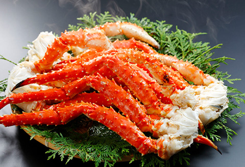 【12/31決済分まで1月中配送】 たらばがにの脚2～3肩(計1kg) B-25021