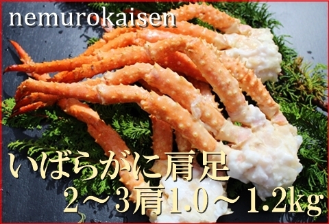 ＜12月21日決済分まで年内配送＞ボイルいばらがに肩足2～3肩(計1.0～1.2kg) C-57039