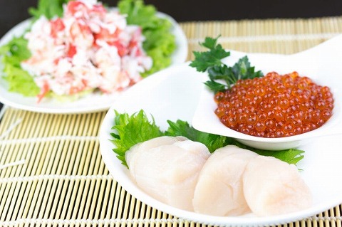 【北海道根室産】海鮮三点セット C-66009