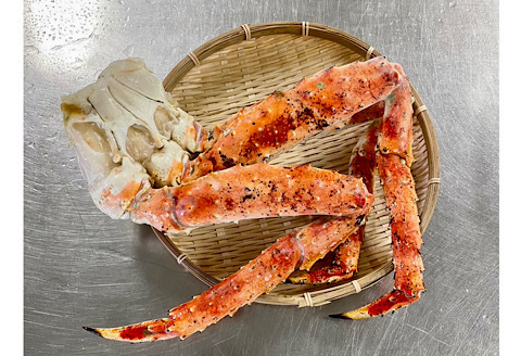 ＜12月21日決済分まで年内配送＞【北海道根室産】冷凍タラバガニ足1kg C-89009