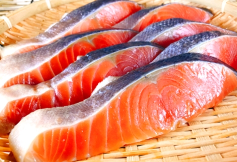 【12/31決済分まで1月中配送】 キングサーモンみりん漬け1切(約80g)×25P F-09007