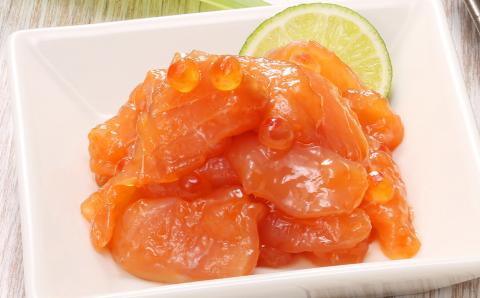 佐藤水産 ご飯のおとも3種③鮭ルイベ漬・いか塩辛・いくら醤油漬