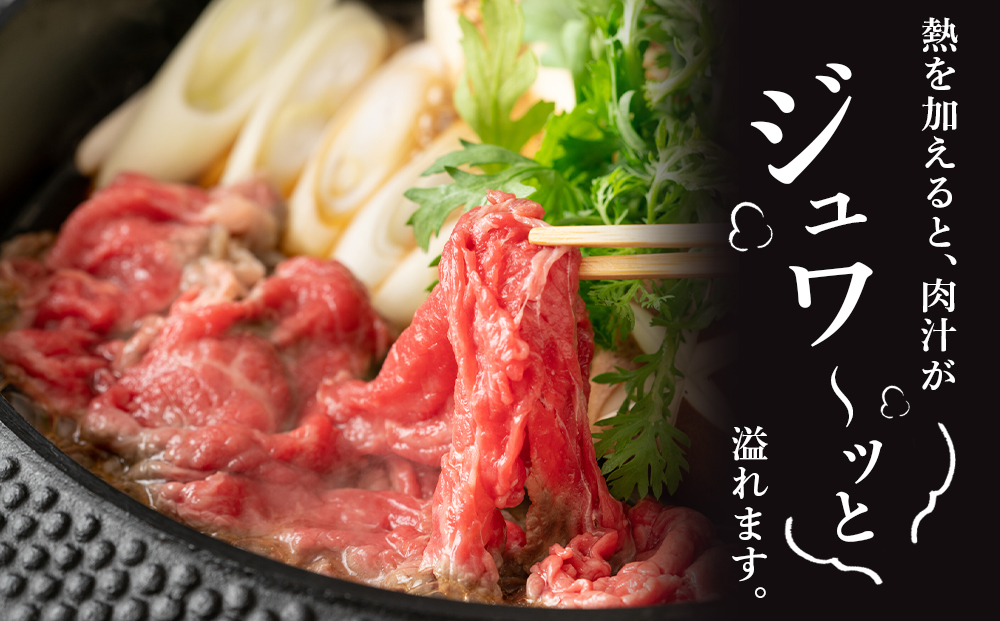 すきやき・しゃぶしゃぶ用 肩スライス（切り落とし）500ｇ【北海道産牛】＜肉の山本＞