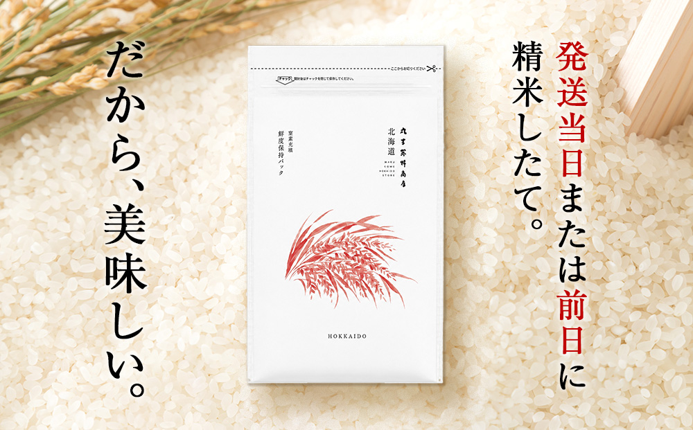 【定期便12回・下旬発送】令和8年度産 北海道産ななつぼし 5kg（鮮度保持パック2.5kg×2袋）