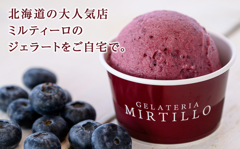 ふるさと納税 千歳市 ブルーベリージェラート ふるさと納税 ブルーベリー ジェラート ミルティーロ アイス アイス