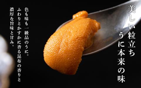 ウニ 北海道 北方四島産 エゾバフンウニ うに 無添加 60gx2パック お買い得 ミニザルセット