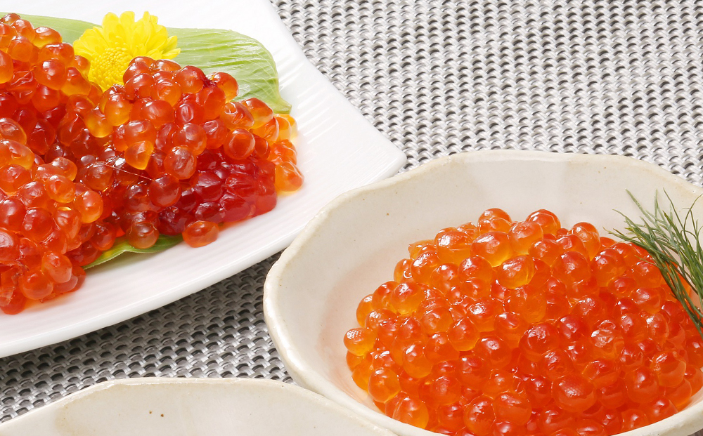 佐藤水産 ご飯のおとも４種⑤◇鮭ルイベといくら・筋子３種