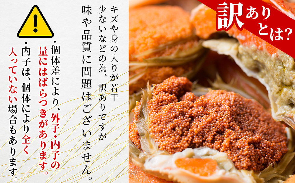 北海道産【朝ゆで】訳ありオオズワイガニ メス(小) 1.0kg詰 子持ち 内子 外子 道産品 オオズワイ カニ 蟹 規格外品 不揃い 訳アリ 訳有り