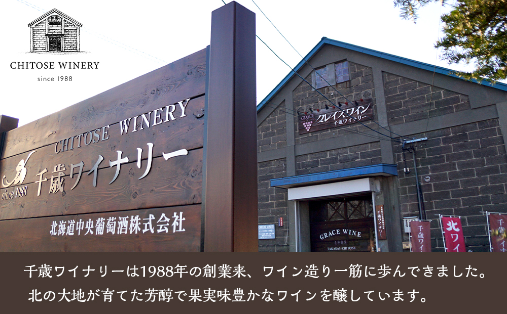 千歳ワイナリー ハスカップのワイン3種360ml×各2本