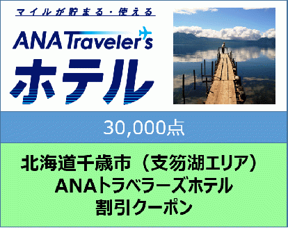 北海道千歳市(支笏湖エリア)ANAトラベラーズホテル割引クーポン（30,000点分）