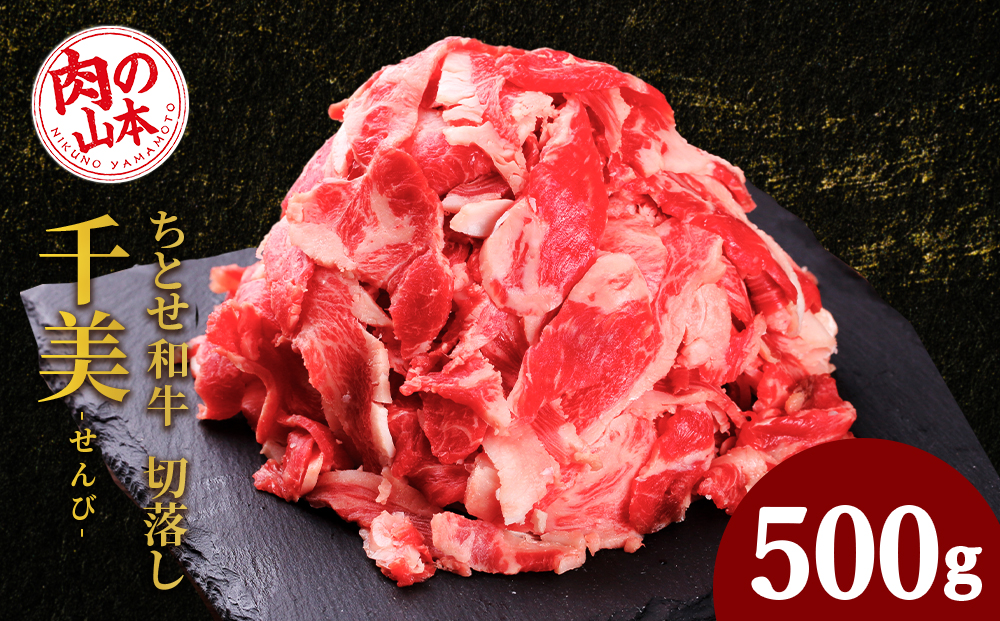 ちとせ和牛「千美」切落し 500ｇ＜肉の山本＞