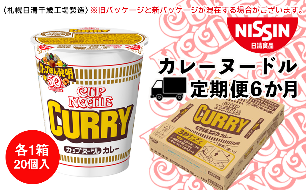 【定期便6か月】日清 カレーヌ－ドル★1箱（20食入）